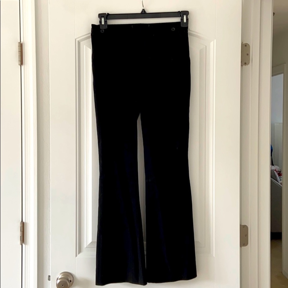 H&M black pinstripe dress pants